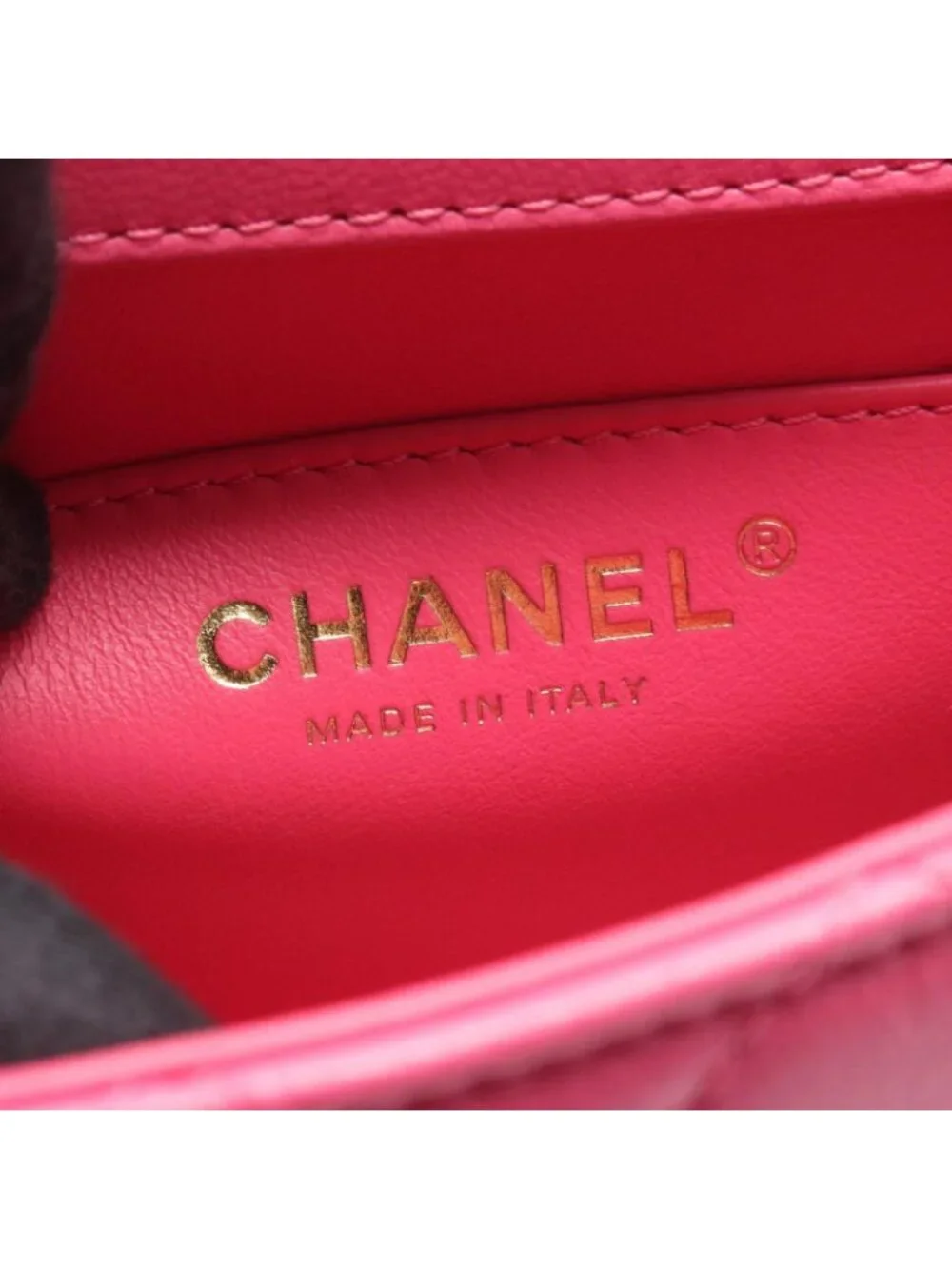 Chanel Shoulder Bag Quilted Small Flap Pink Leather Chain